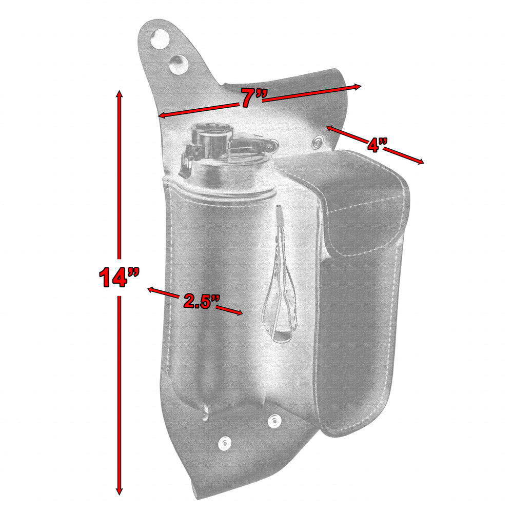 DS5826R Crash Bar Bag - Right Side-Crash Bar Bags-Daniel Smart Mfg - Retail