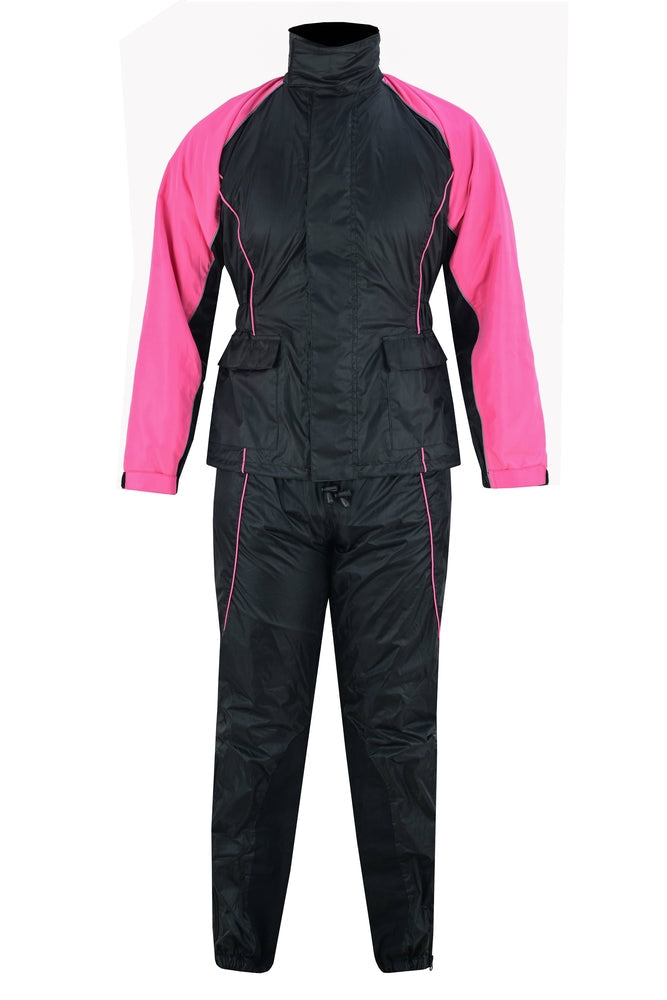 DS598PK Women's Rain Suit (Hot Pink)-Daniel Smart Mfg - Retail