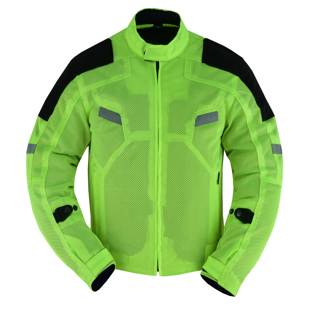 DS765 Men's Performance Mesh Jacket - High Vis-Daniel Smart Mfg - Retail