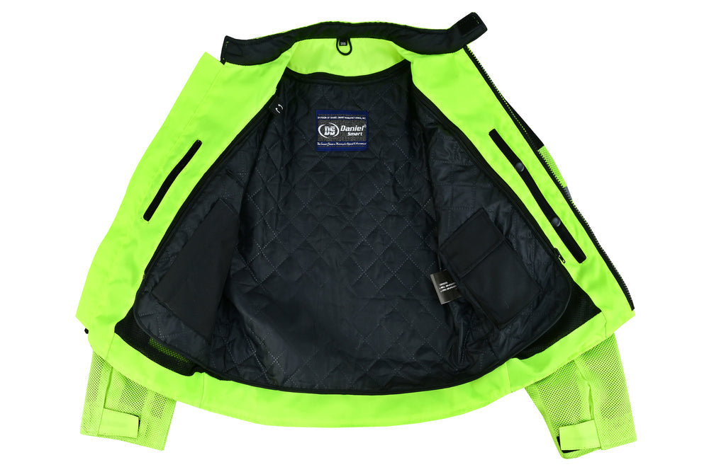 DS765 Men's Performance Mesh Jacket - High Vis-Daniel Smart Mfg - Retail