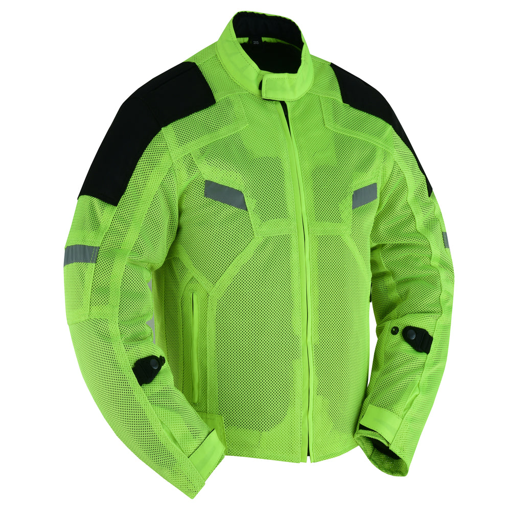 DS765 Men's Performance Mesh Jacket - High Vis-Daniel Smart Mfg - Retail