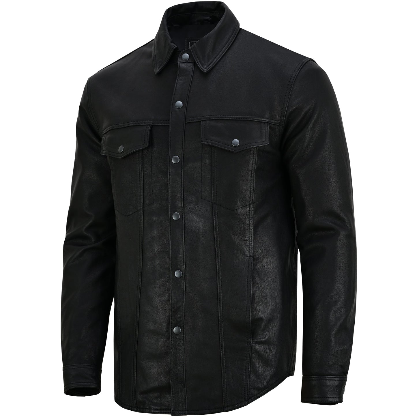 DS770 Men's Premium Lightweight Leather Shirt-Daniel Smart Mfg - Retail