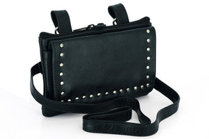 DS8586 Leather Belt Bag - Small-Purses-Daniel Smart Mfg - Retail