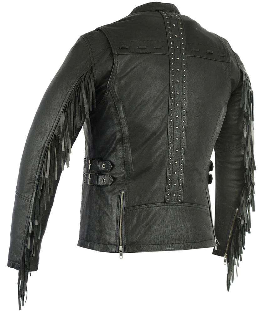 DS880 Women's Stylish Jacket with Fringe-Daniel Smart Mfg - Retail