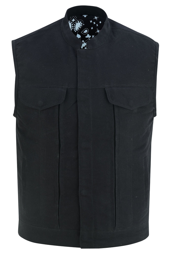 DS909 Men's Modern Utility Style Canvas Vest-Daniel Smart Mfg - Retail