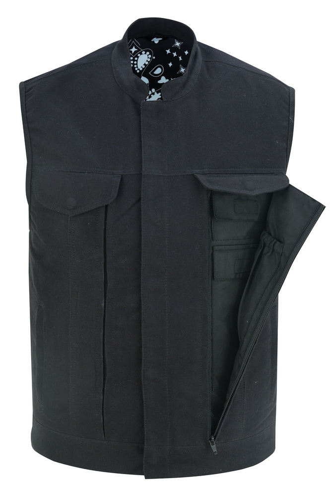 DS909 Men's Modern Utility Style Canvas Vest-Daniel Smart Mfg - Retail