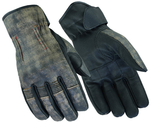 DS95 Men's Feature-Packed Washed-Out Brown Rakish Glove-Daniel Smart Mfg - Retail