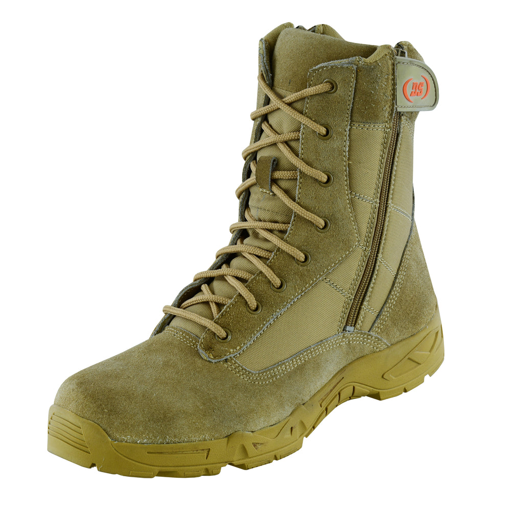 DS9783 Men's 9 Desert Sand Tactical Boots-Daniel Smart Mfg - Retail