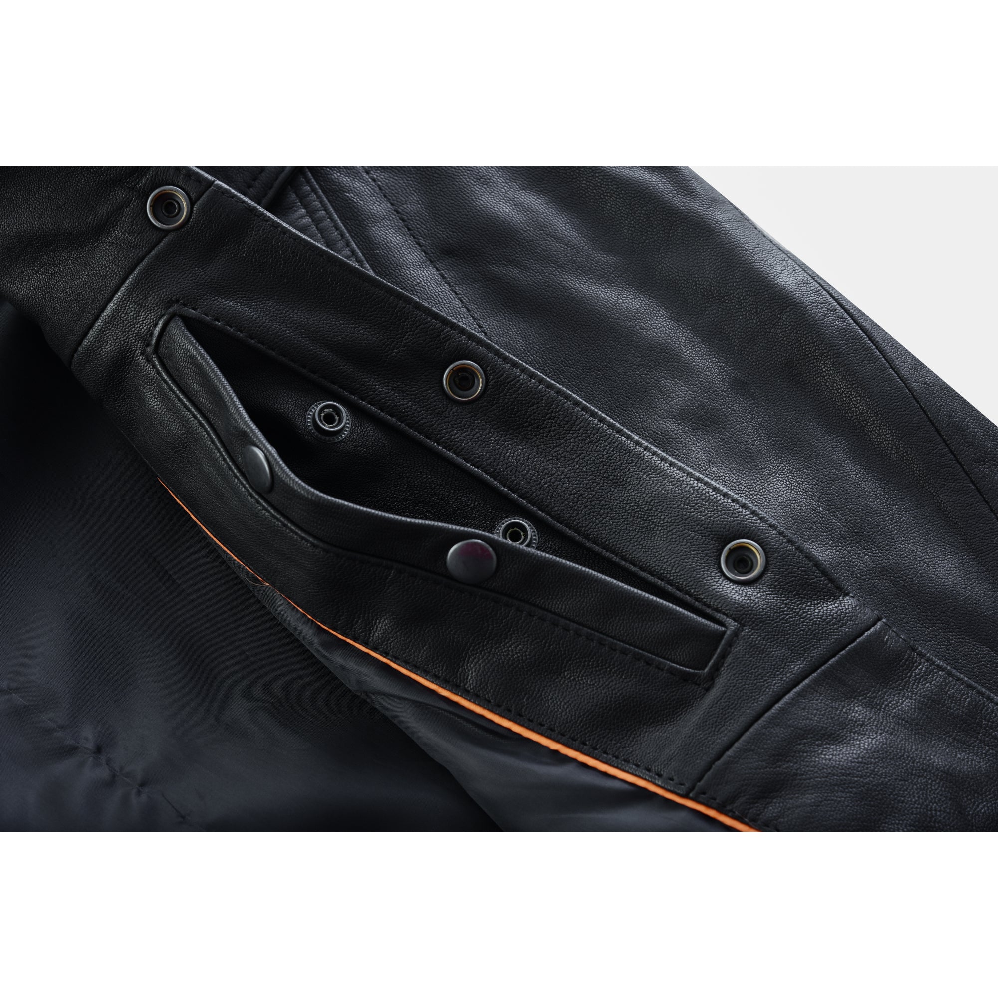 Order Fusion Drift Men's Leather Motorcycle Shirt - Fast Shipping
