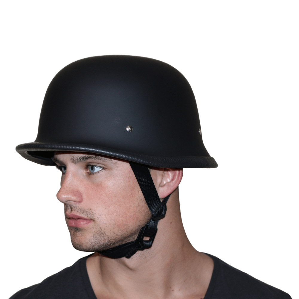 G1-A D.O.T. GERMAN - HI-GLOSS BLACK-German Helmets-Daniel Smart Mfg - Retail
