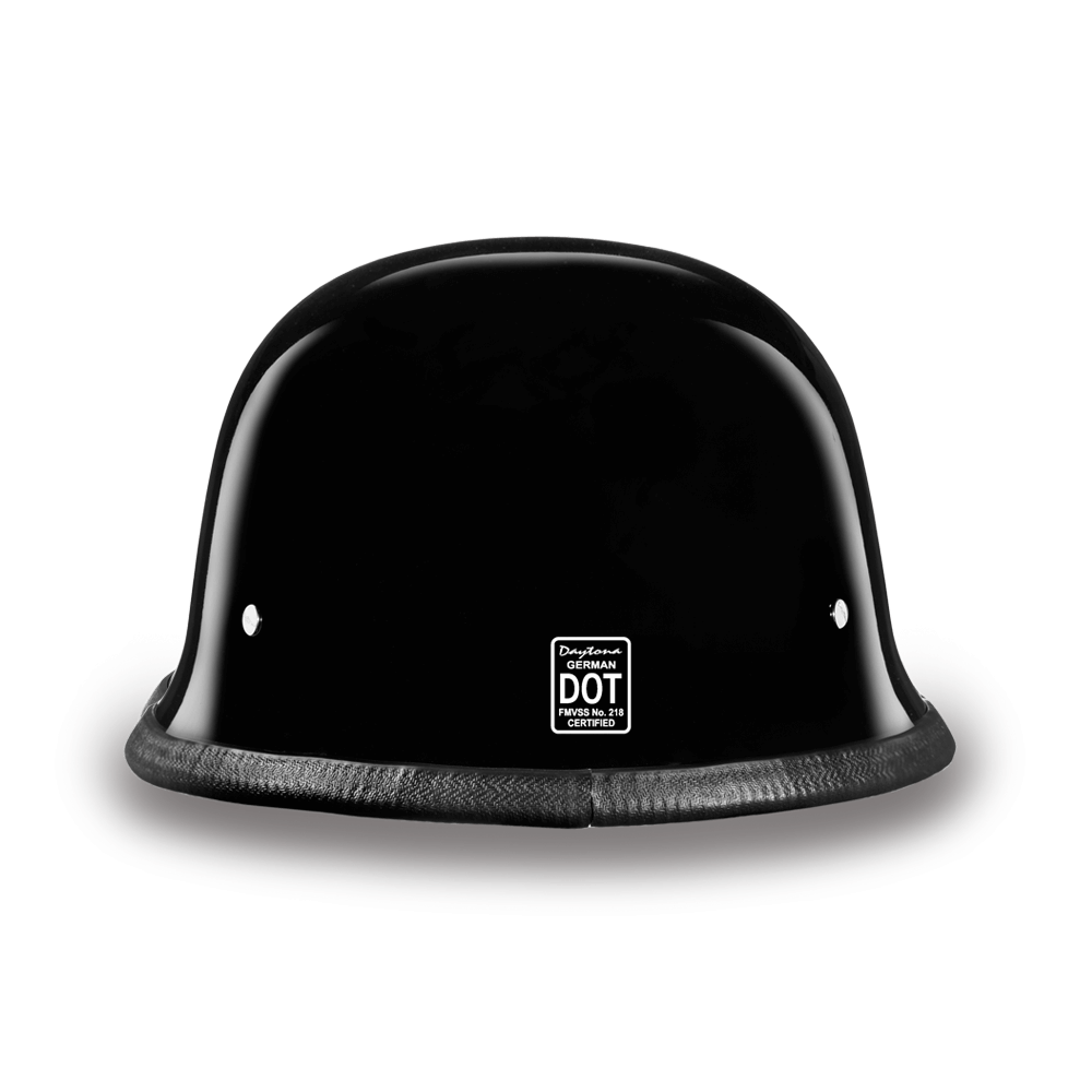 G1-A D.O.T. GERMAN - HI-GLOSS BLACK-German Helmets-Daniel Smart Mfg - Retail