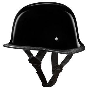 D.O.T German Motorcycle Helmet – Hi-Gloss Black