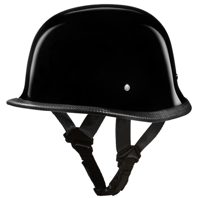 D.O.T German Motorcycle Helmet – Hi-Gloss Black
