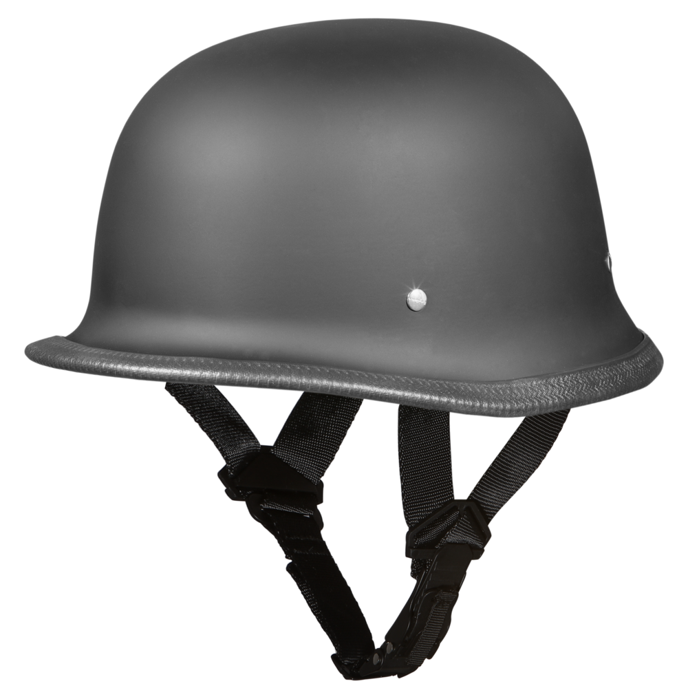 G1-B D.O.T. GERMAN - DULL BLACK-German Helmets-Daniel Smart Mfg - Retail