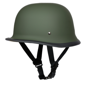 D.O.T German Motorcycle Helmet – Military Green