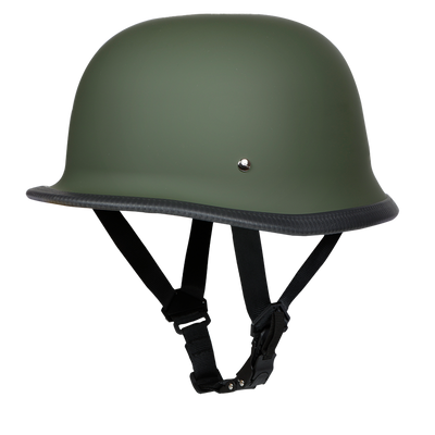 D.O.T German Motorcycle Helmet – Military Green
