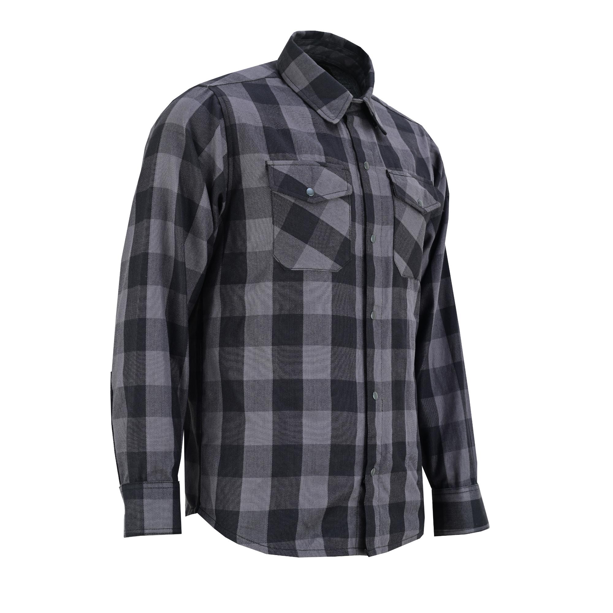 Gray warrior Mens Flannel Shirt-Flannels-Daniel Smart Mfg - Retail