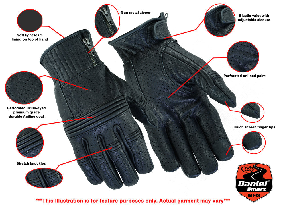 lightweight handschuhe Premium Perforated Operator Glove S