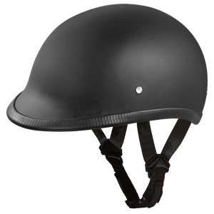 D.O.T. Hawk Motorcycle Helmet - Dull Black