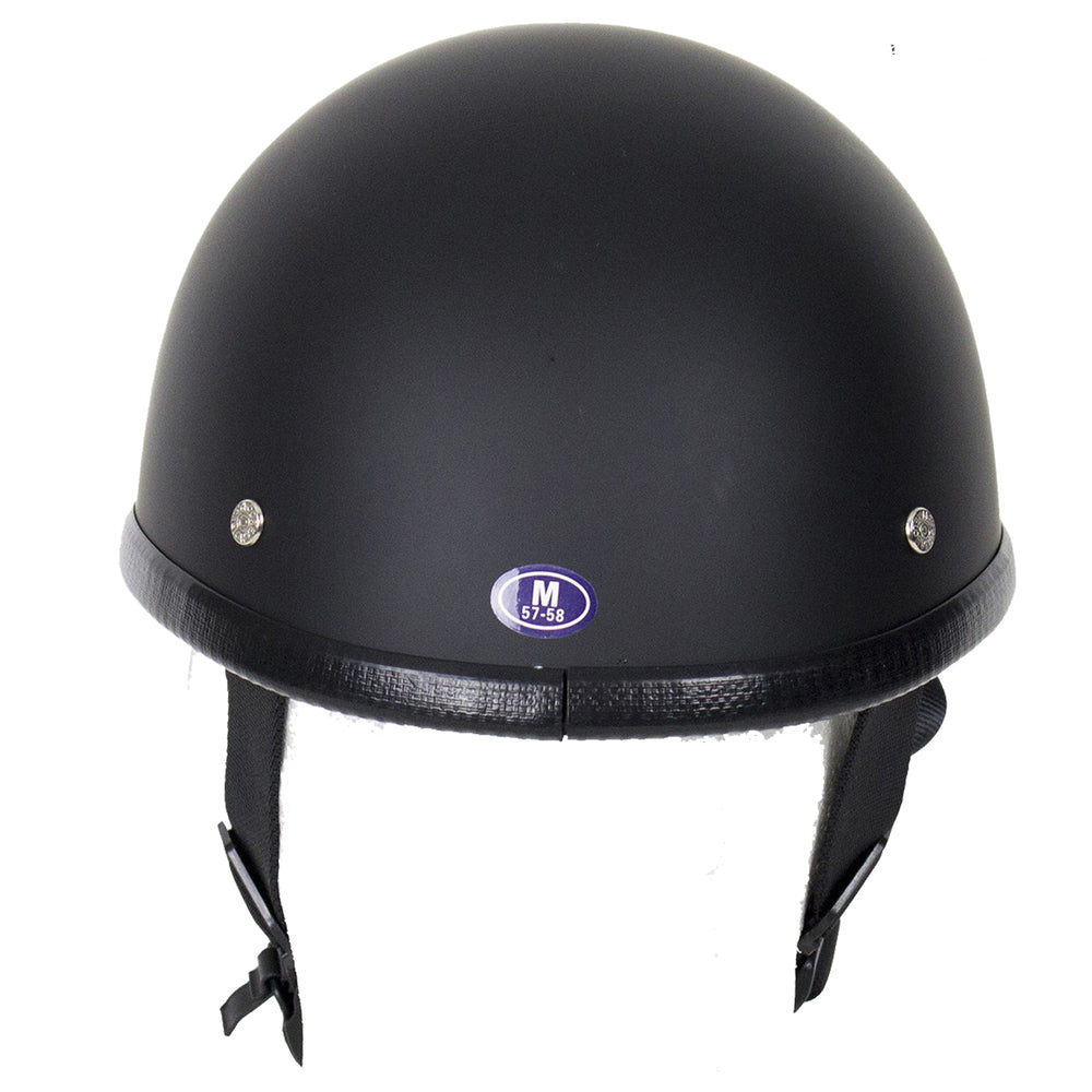 H85 Novelty Jockey Hawk Polo Matte Black - Non DOT-Daniel Smart Mfg - Retail