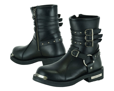 Havoc - Women's Leather Motorcycle Boots-Womens Motorcycle Boots-Daniel Smart Mfg - Retail