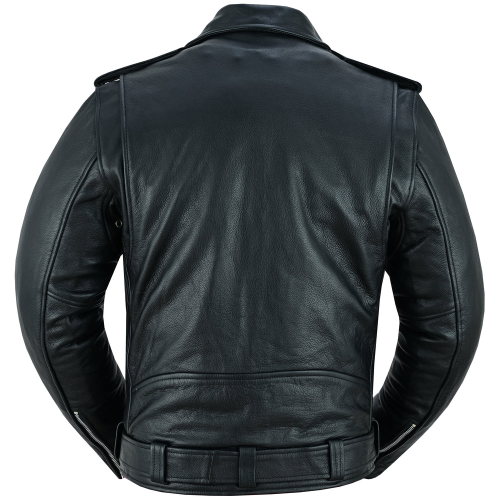 Horizon - Men's Leather Motorcycle Jacket-Mens Leather Motorcycle Jackets-Daniel Smart Mfg - Retail