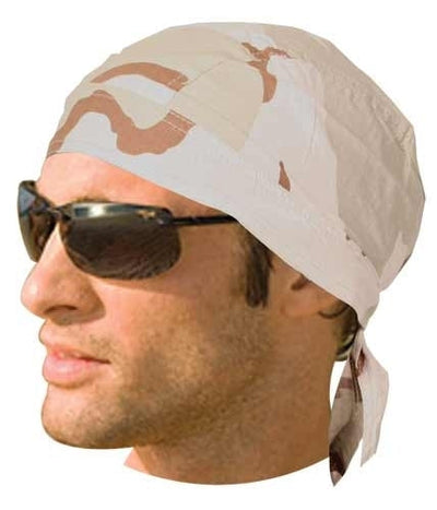 HW2683 Headwrap Camo Three Color Desert-Headwraps-Daniel Smart Mfg - Retail