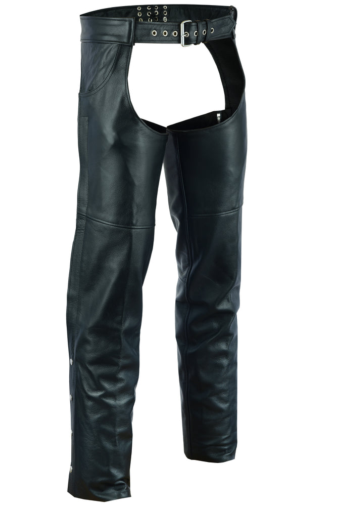 Iron Belle - Unisex Motorcycle Leather Chaps-Unisex Chaps & Pants-Daniel Smart Mfg - Retail