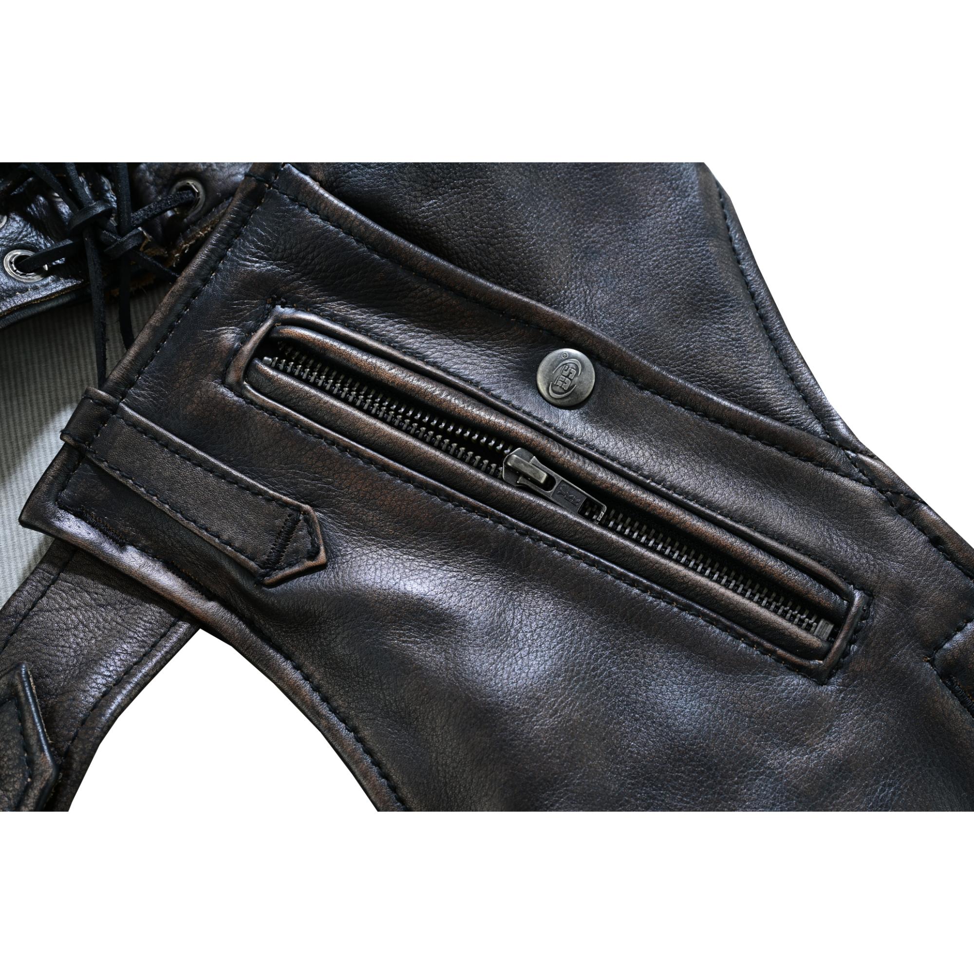Iron Maverick - Unisex Motorcycle Leather Chaps-Unisex Chaps & Pants-Daniel Smart Mfg - Retail