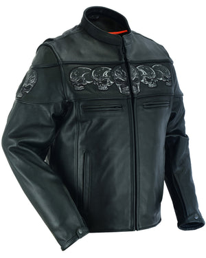 Ironclad - Men's Leather Motorcycle Jacket-Mens Leather Motorcycle Jackets-Daniel Smart Mfg - Retail