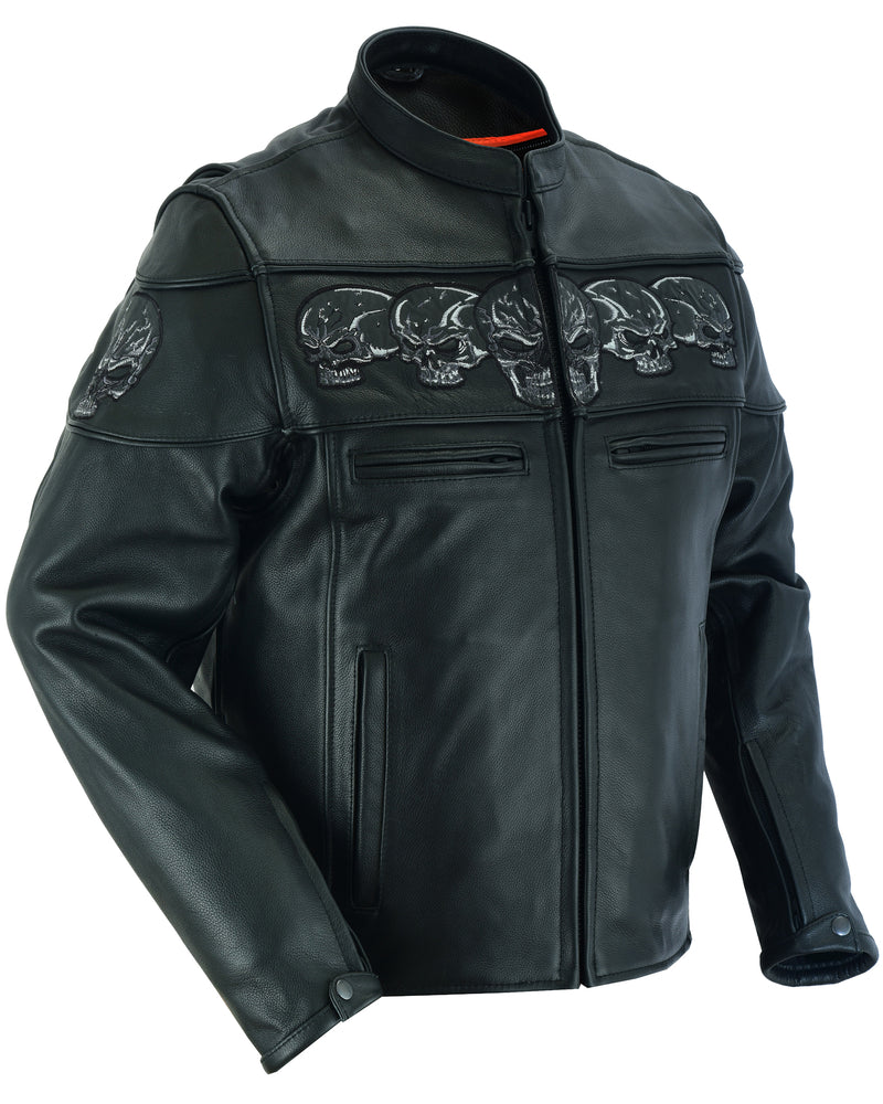 Ironclad - Men's Leather Motorcycle Jacket-Mens Leather Motorcycle Jackets-Daniel Smart Mfg - Retail
