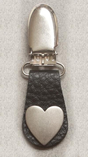 J122-16 Boot Clips Solid Heart-Boot Clips-Daniel Smart Mfg - Retail