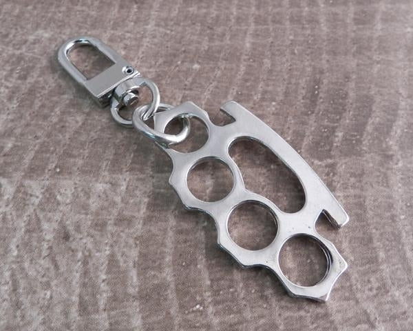 K-BK Brass Knuckle Clip-On-Wallet Chains/Key Leash-Daniel Smart Mfg - Retail