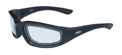 A/F FOAM PADDED MOTORCYCLE SAFETY SUNGLASSES