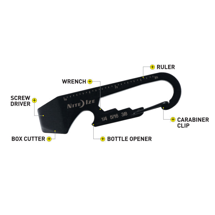 KMT-01-R3 DOOHICKEYÂ® KEY TOOL- Black-Daniel Smart Mfg - Retail