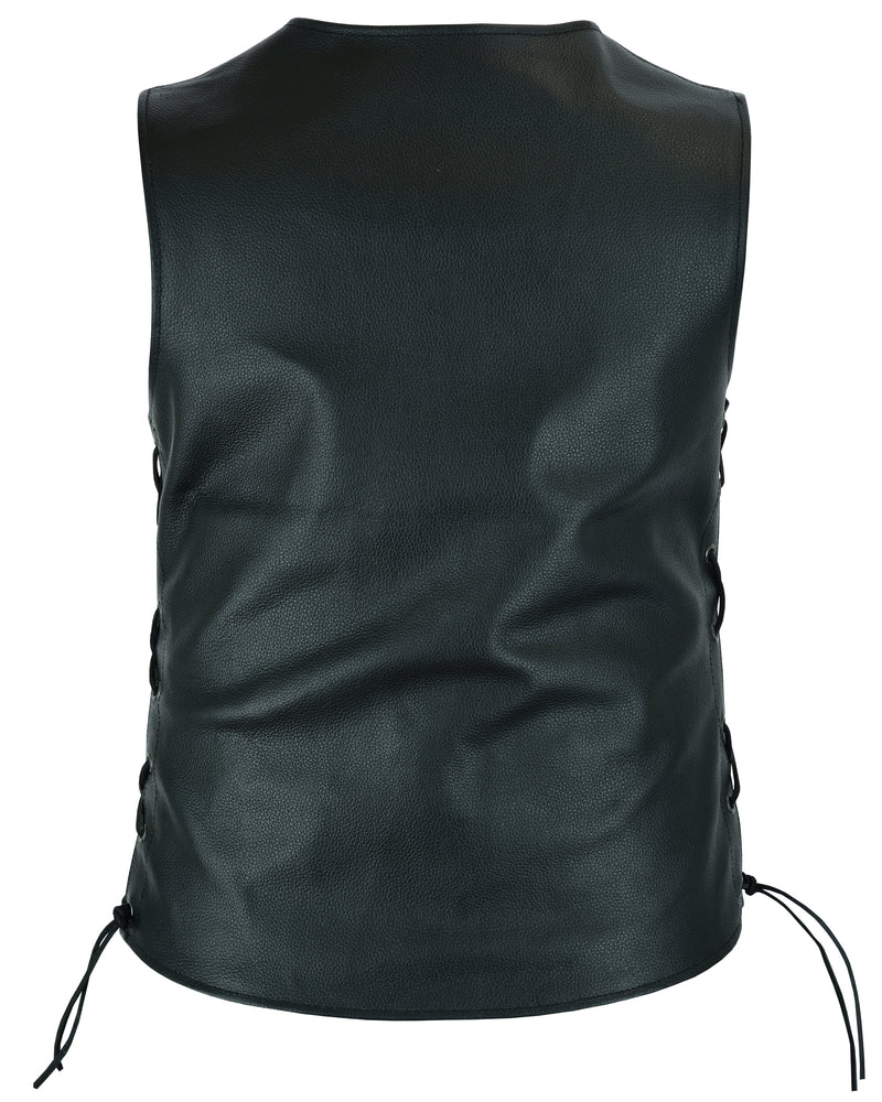 Lacera - Women's Leather Vest-Womens Leather Vests-Daniel Smart Mfg - Retail