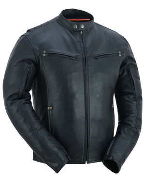 Luxe Rider - Men's Leather Motorcycle Jacket-Mens Leather Motorcycle Jackets-Daniel Smart Mfg - Retail