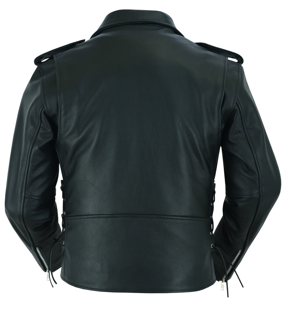 Magno - Men's Leather Motorcycle Jacket-Mens Leather Motorcycle Jackets-Daniel Smart Mfg - Retail