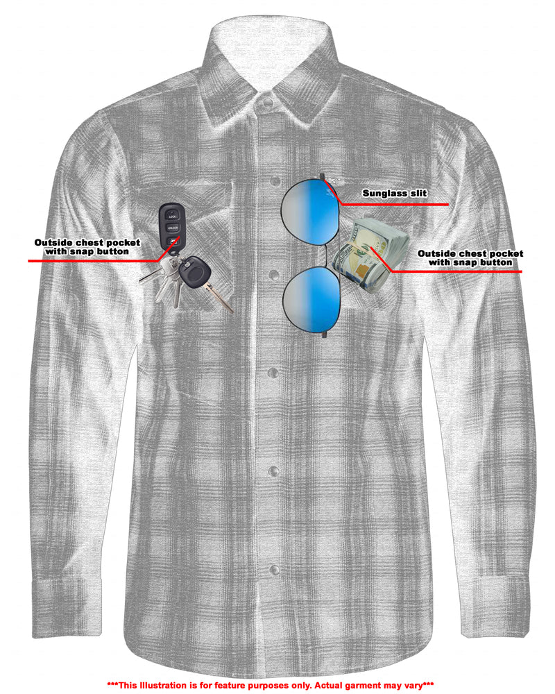 Mens Flannel Shirt-Flannels-Daniel Smart Mfg - Retail
