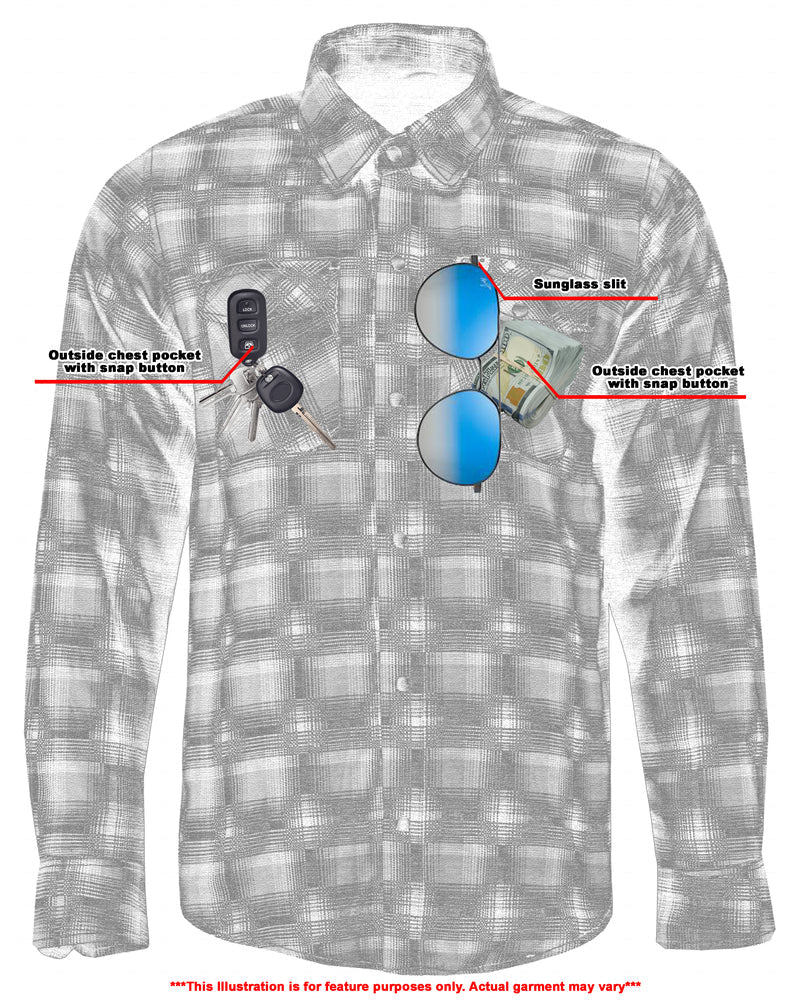Mens Flannel Shirt-Flannels-Daniel Smart Mfg - Retail