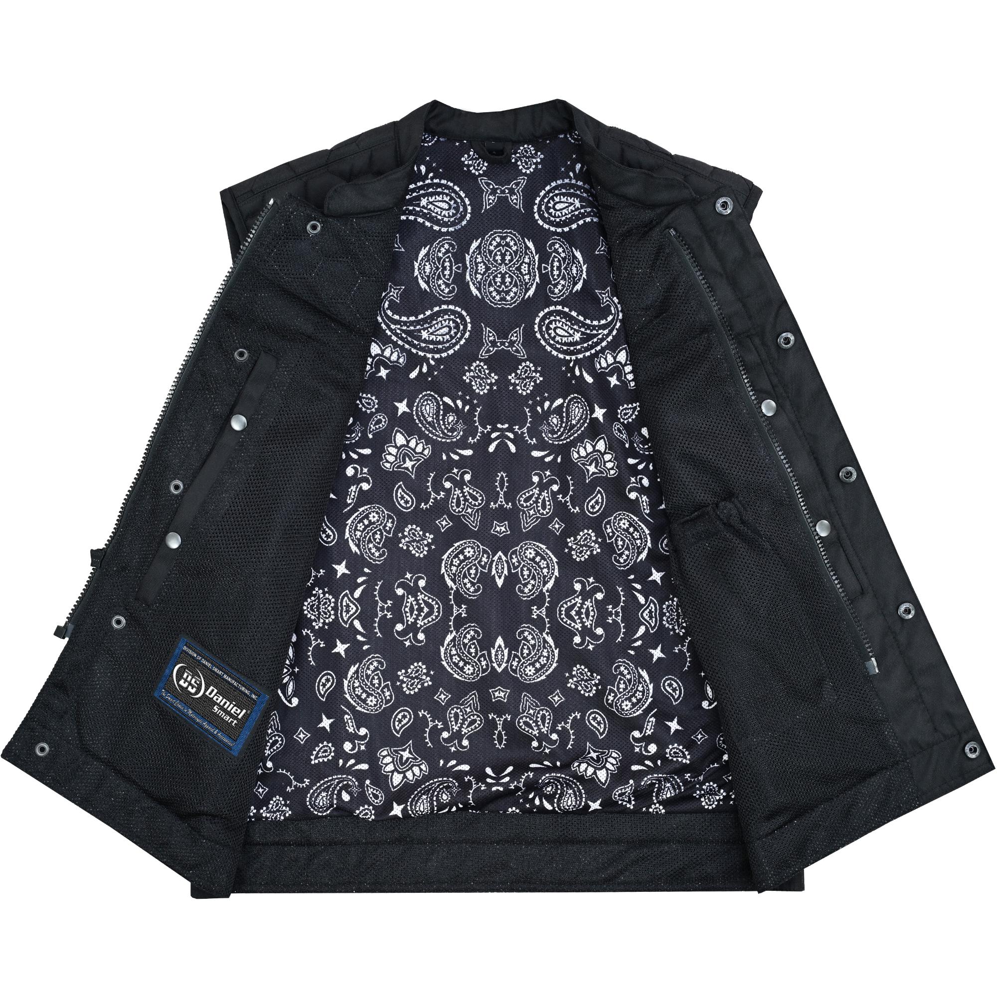 Mesh Rave - Men's Textile Vest-Mens Textile Vests-Daniel Smart Mfg - Retail