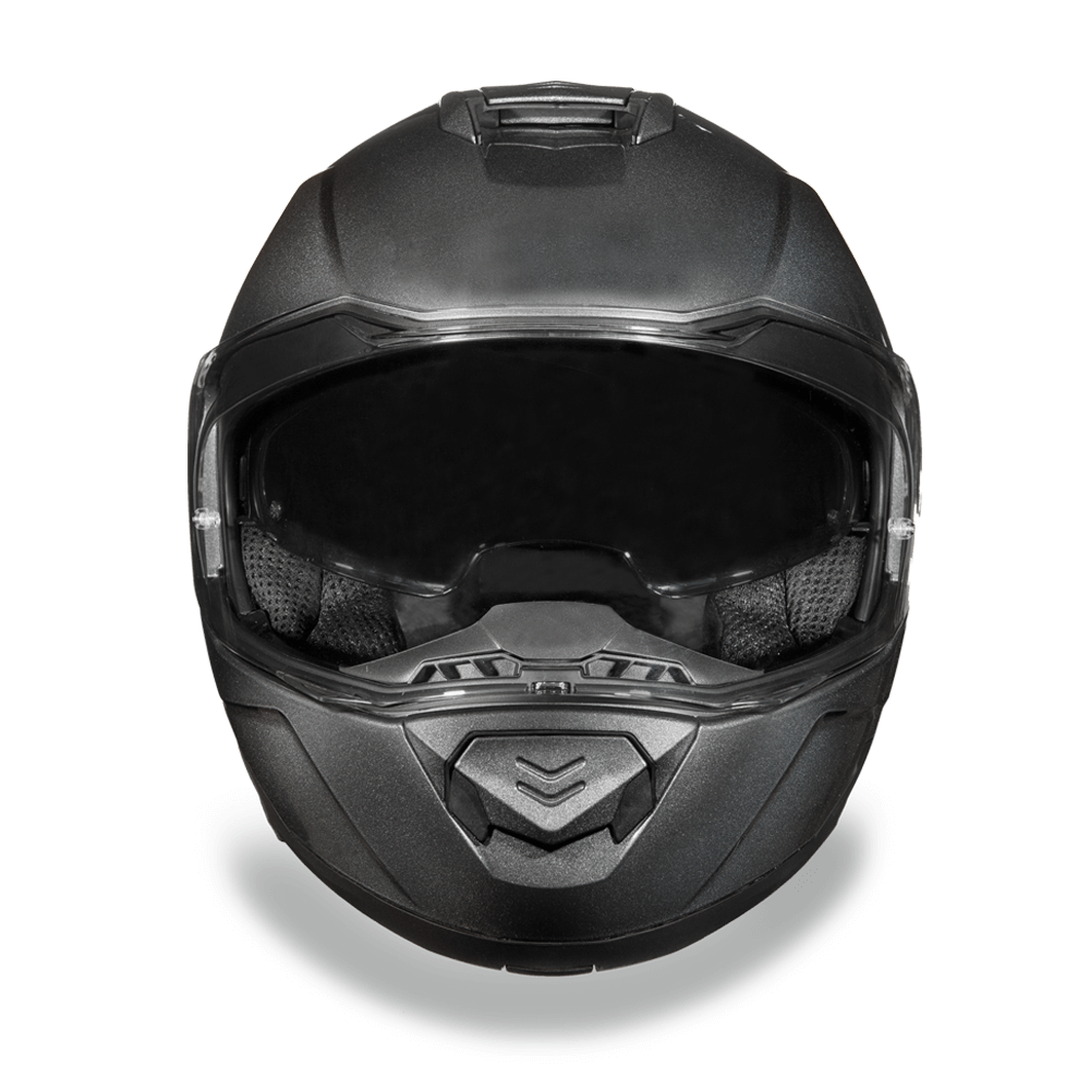 MG1-GM D.O.T. DAYTONA GLIDE- GUN METAL GREY METALLIC-Modular Helmets-Daniel Smart Mfg - Retail
