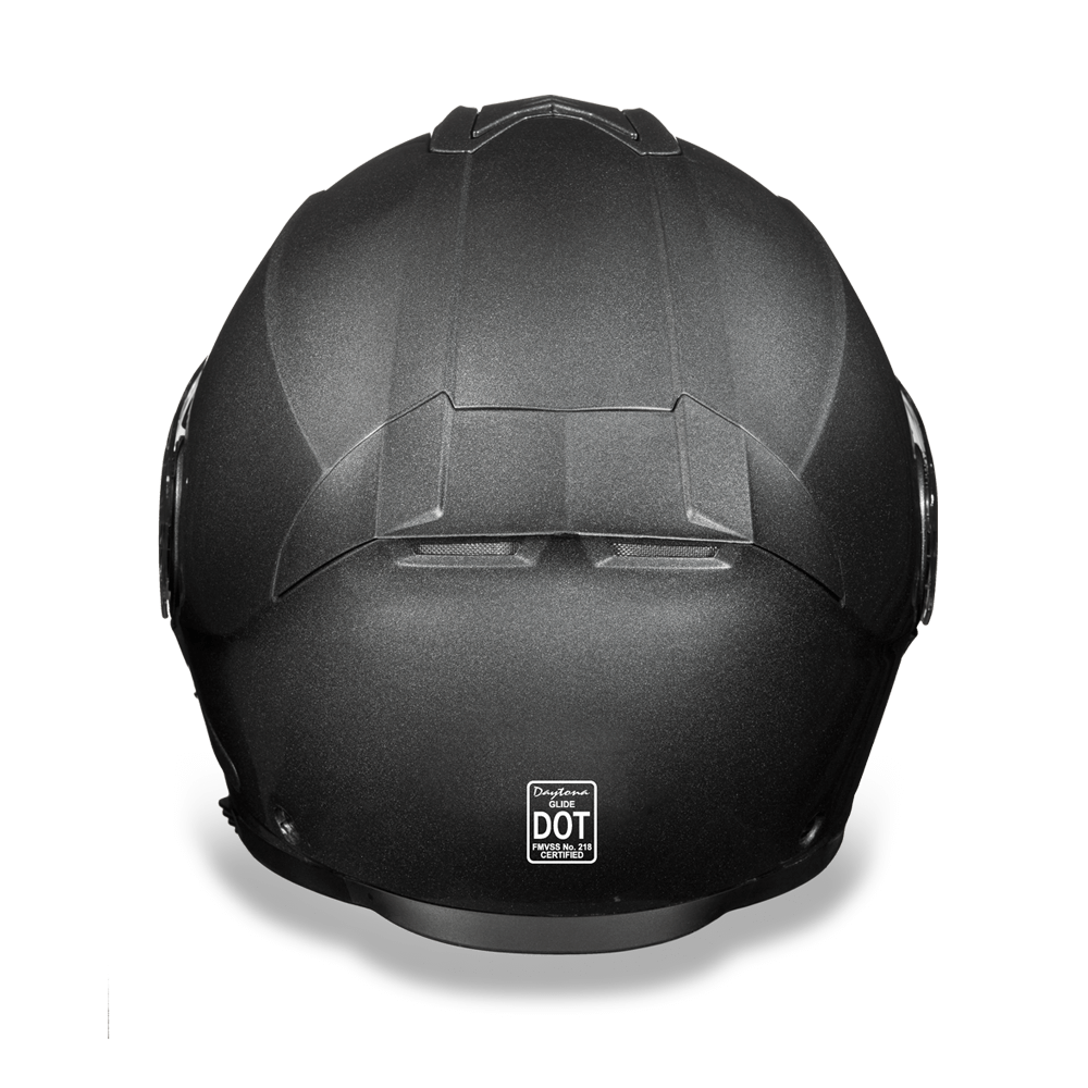MG1-GM D.O.T. DAYTONA GLIDE- GUN METAL GREY METALLIC-Modular Helmets-Daniel Smart Mfg - Retail