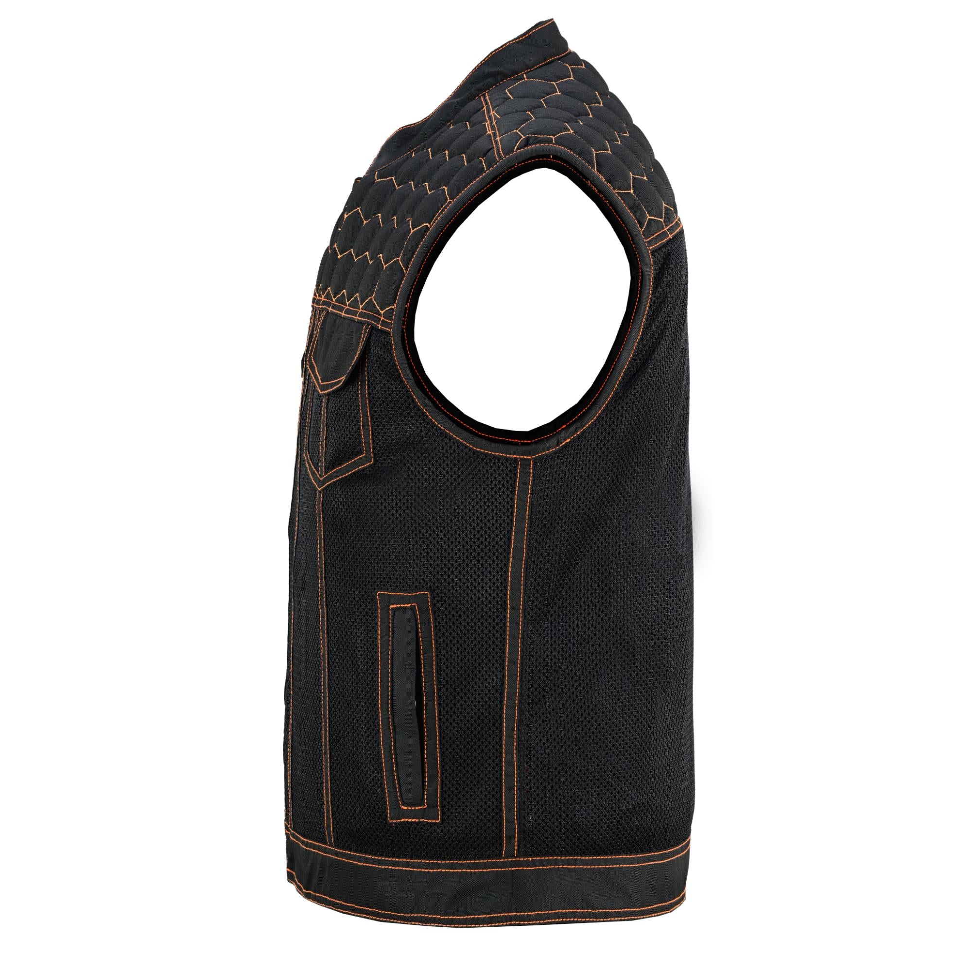 Night Tiger- Men's Textile Vest-Mens Textile Vests-Daniel Smart Mfg - Retail