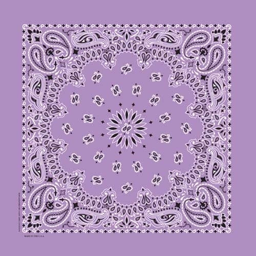 NT4405 Bandana Paisley Lavender-Daniel Smart Mfg - Retail