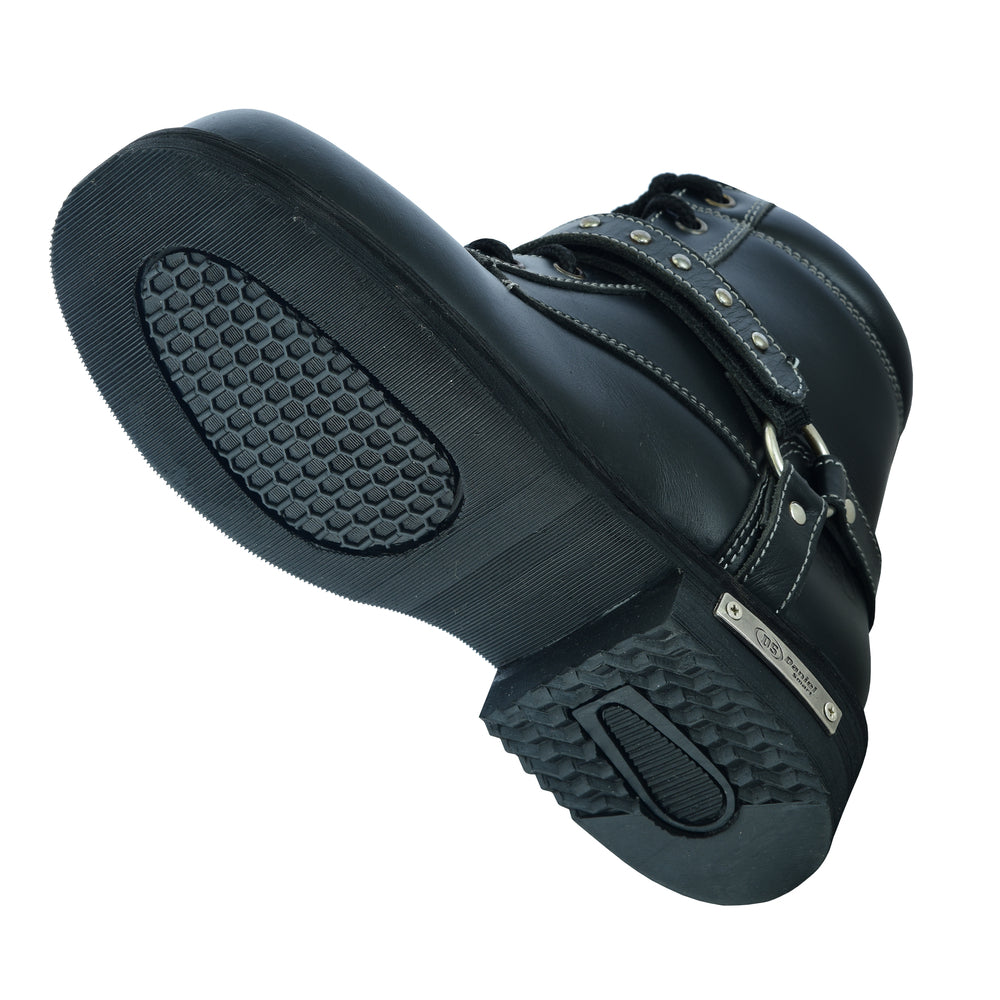 Nytra - Women's Leather Motorcycle Boots-Womens Motorcycle Boots-Daniel Smart Mfg - Retail