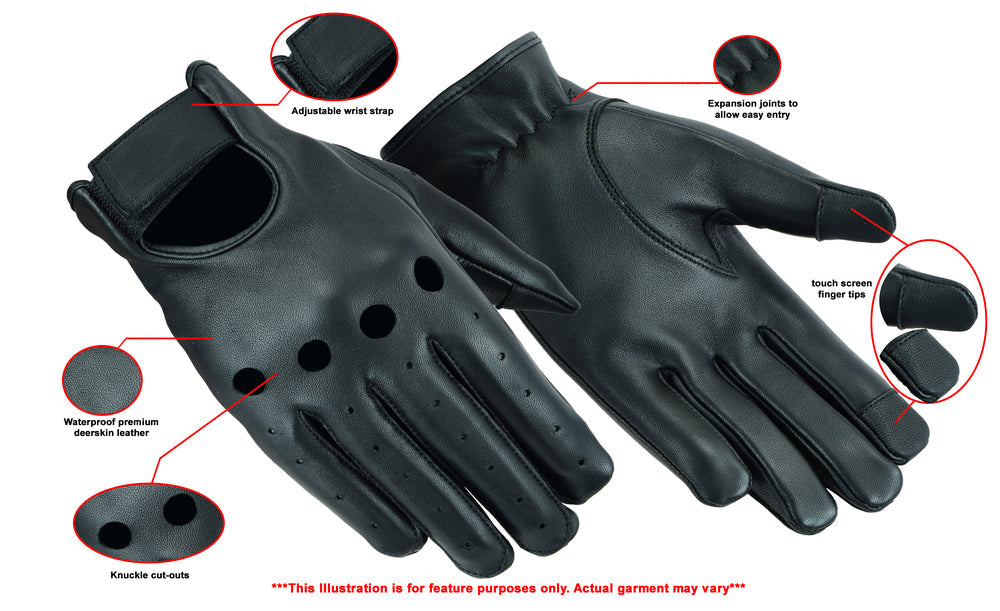 DS51 Deerskin Unlined Driving Glove