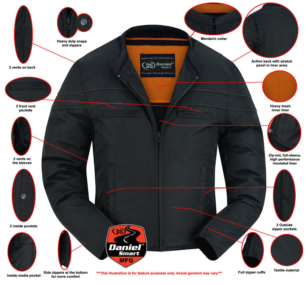 DS705 All Season Men's Textile Jacket