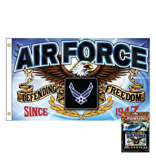 Sdflaf Military Defender - Air Force 3x5 Flag