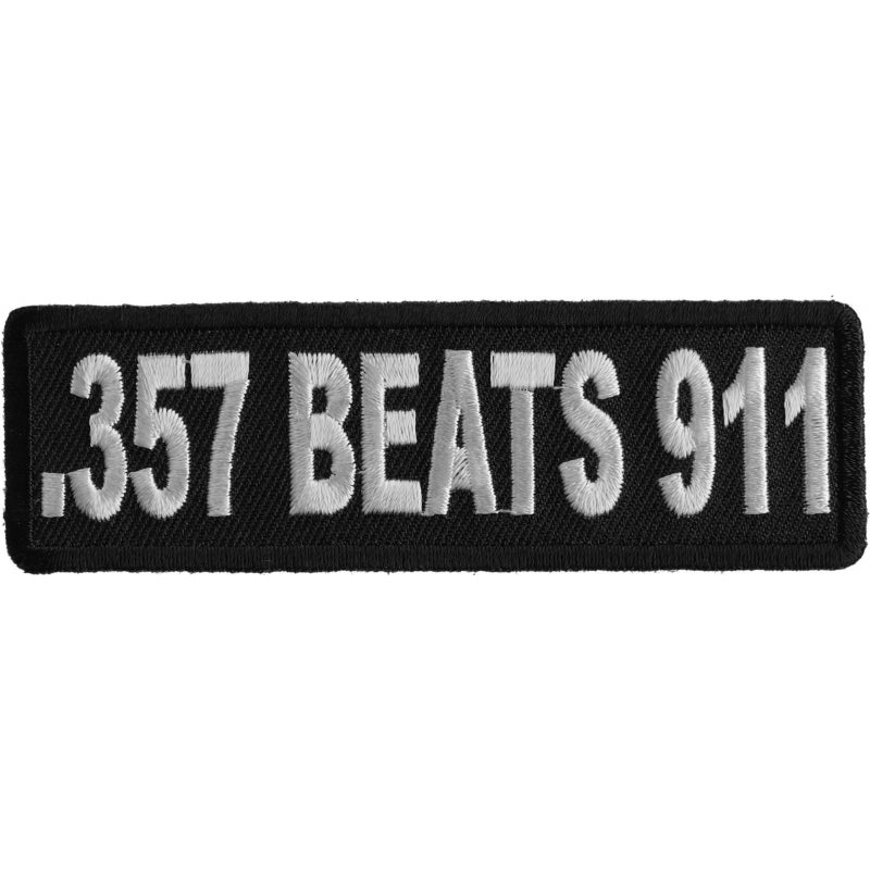 P1234 357 Beats 911 Patch-Patches-Daniel Smart Mfg - Retail